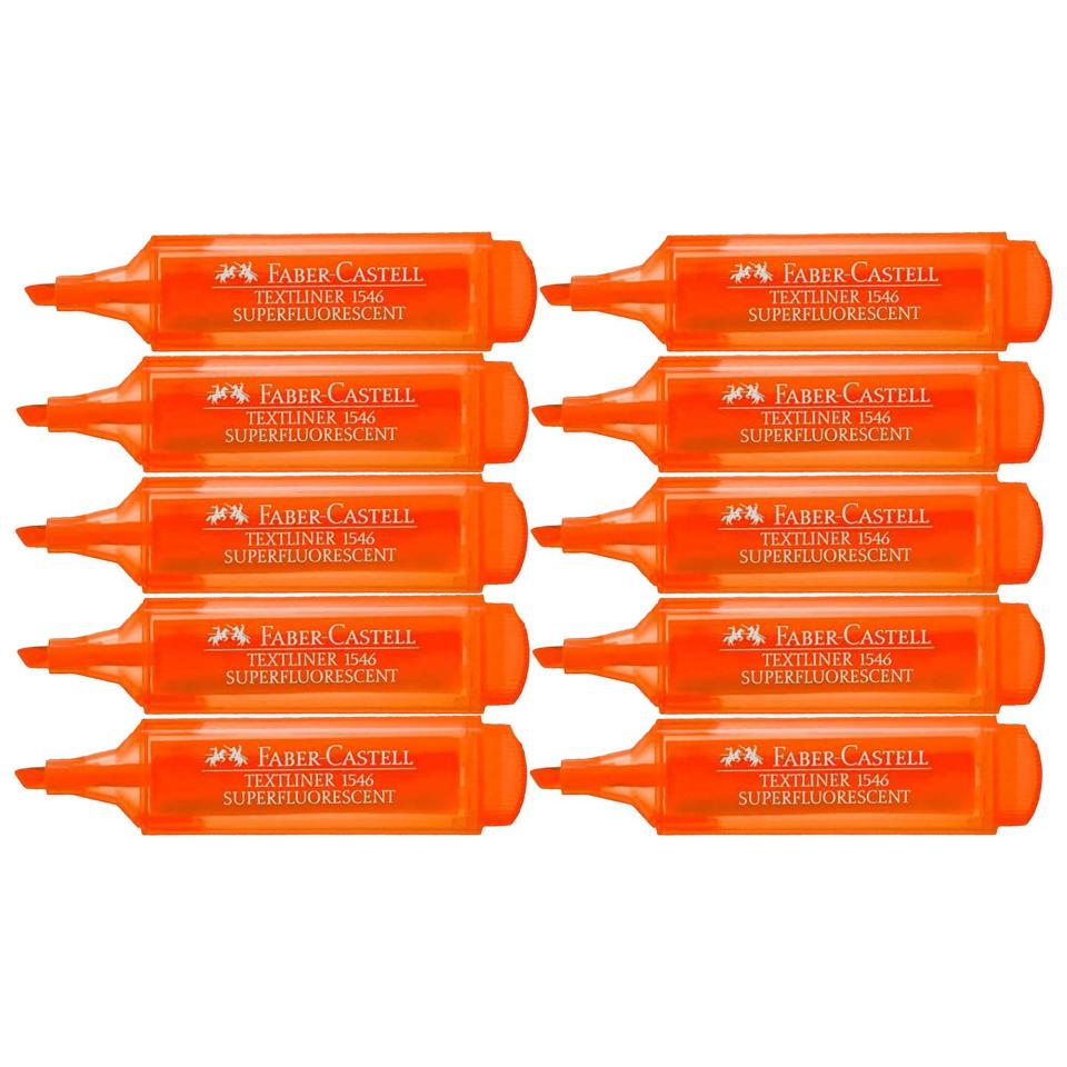 Faber-Castell Textliner Ice Highlighter Orange Box 10