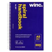 Winc Spiral Notebook No. 337 A5 Ruled Perforated 200 Pages