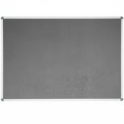 Visionchart Pinboard Corporate Felt 1200x900mm Standard Frame Grey