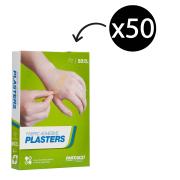 P2 FastAid Fabric Adhesive Strips 72 x 19mm Pack 50