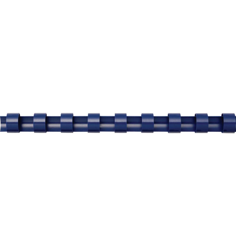 TruBind 8mm (5/16") Black Spiral Binding Coils - 12" Length, 4:1 Pitch, 54-Sheet Capacity, 100 Pack