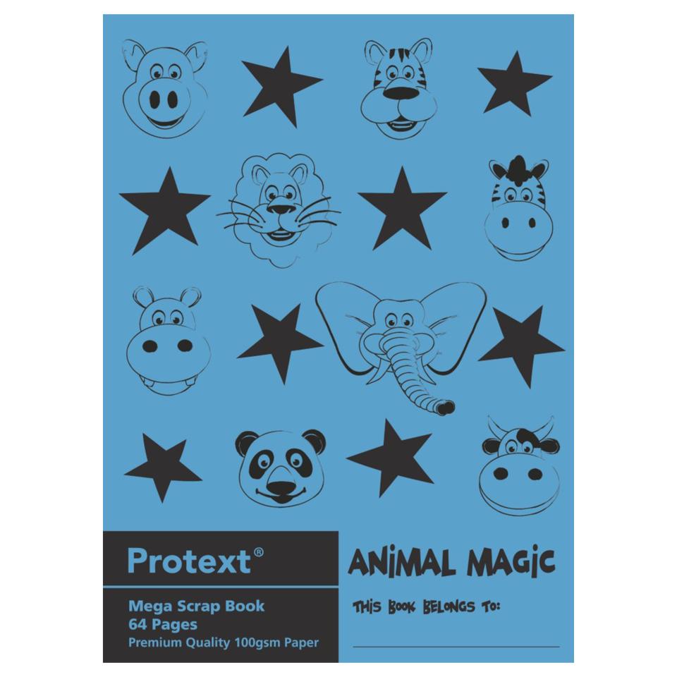 Note Animal Magic Scrapbook 64 Pages 330 x 245 100gsm Paper
