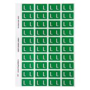 Avery Colour Coding Labels 25mm Alpha L Dark Green Pack 240