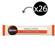 Nescafe Cafe Menu Coffee Sticks 12.5g Cappuccino Box 26