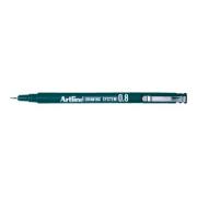 Artline Drawing System Fineliner Pen Medium 0.8mm Black Each