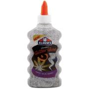 Elmers Glitter Glue 177ml Silver