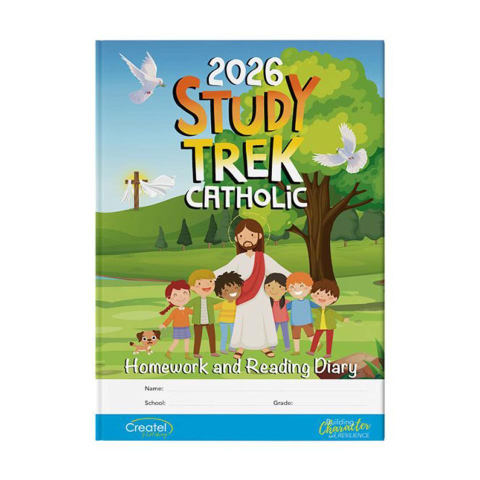 StudyTrek Catholic Homework And Reading Diary 2026 Createl Publishing Image