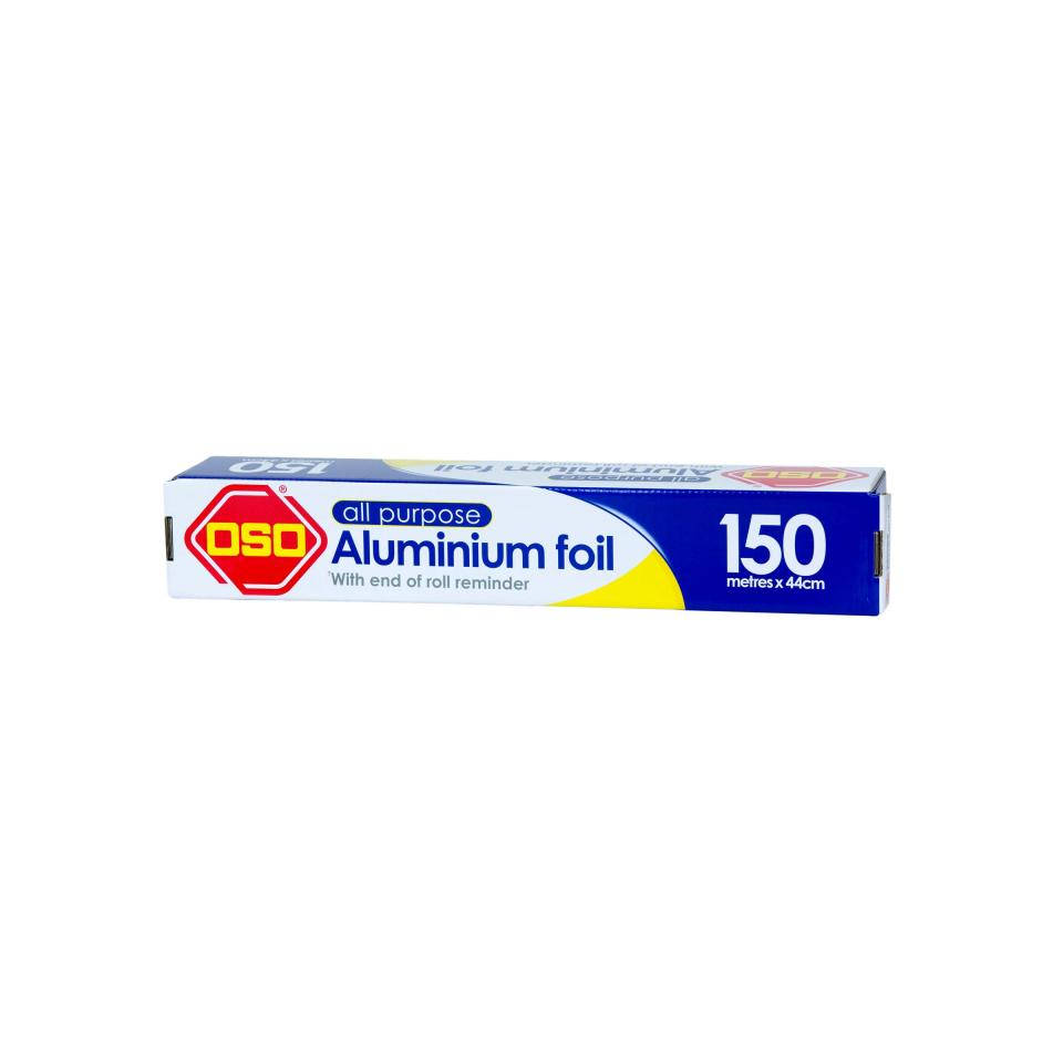Oso A3/1102 All Purpose Aluminium Foil Wide 440mmx150m Roll