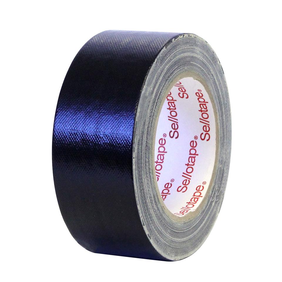 Sellotape Cloth Duct Tape 48mmx25m Black