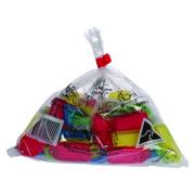 Kevron 37742 Key Rings Assorted Colours Pack 50