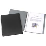 Marbig A4 Display Book Twin Wire Fixed 30 Pages Black