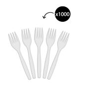Costwise Plastic Fork White Carton 1000