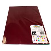Rainbow Cardboard 220gsm A3 Assorted Cool Tones Pack 50