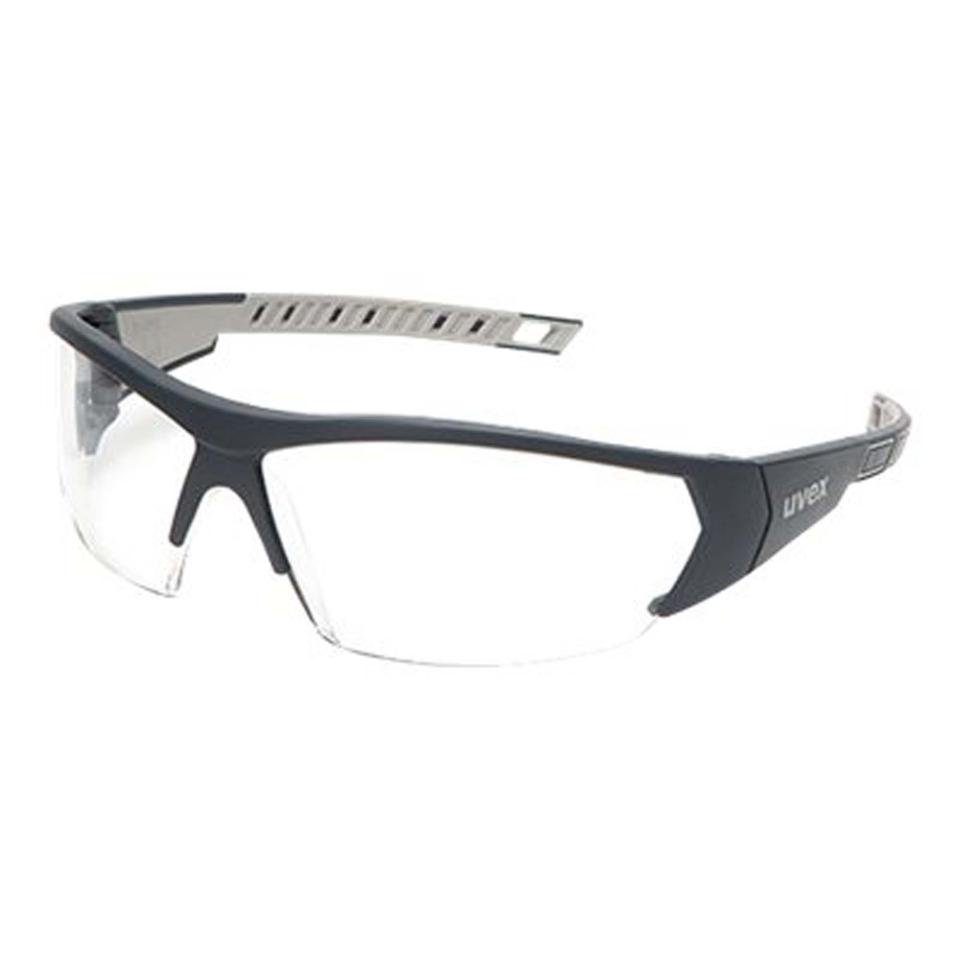 Uvex I-Works Safety Glasses Anthracite Grey Arms Clear Ths Lens Each