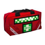 Uneedit Supplies First Aid Kit Driver Safety in Soft Portable Case with Safety Triangle