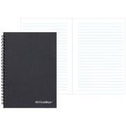 Officemax Director Series Notebook A5 Spiral Hard Cover 8mm Ruled 120 Pages