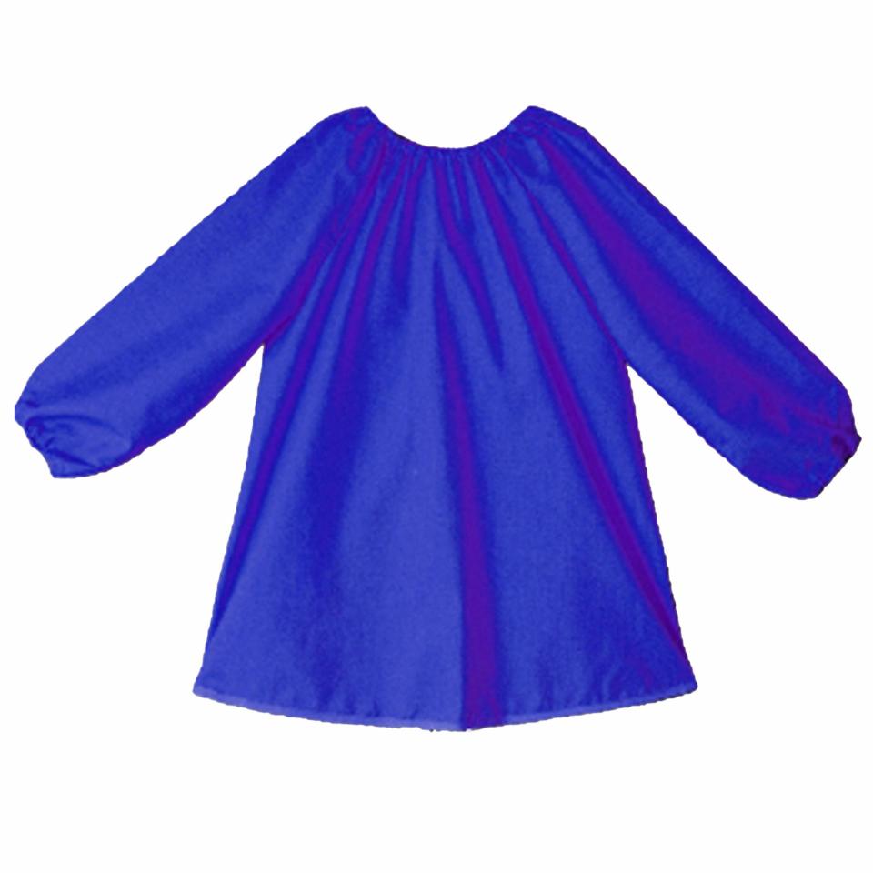 Children's Ages 3-9 Years Washable Art Craft Long Sleeve Smock Coverall