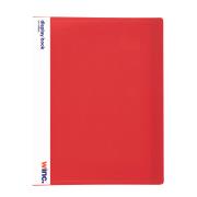 Winc Display Book Non-Refillable A4 20 Pocket Red