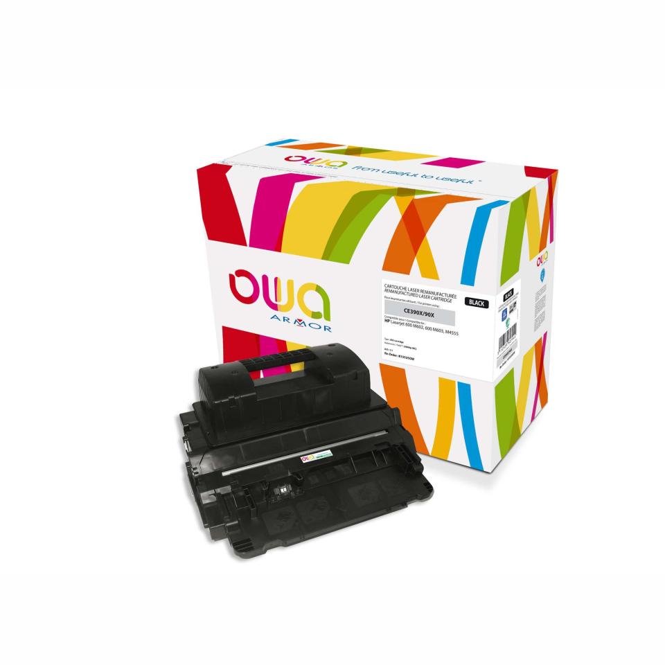 OWA CE390X Black Toner Cartridge High Yield 24K Image