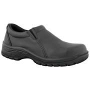 Oliver 49-430 Ladies Shoe Slip On Black Leather Steel Toe