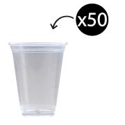 Tailored Packaging Plastic Cold Cup 285ml Clear Pack 50