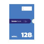 Winc Binder Book A4 5mm Grid 7 Hole Punch 56gsm 128 Pages