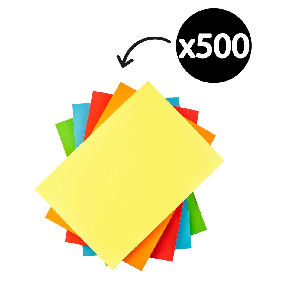 Winc Premium Coloured Copy Paper A4 80gsm 5 Assorted Intense Colours Ream 500