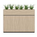 Thumbnail image of Willow Planter With Storage 1500w400dx1350h Natural Oak (Plants Not Included)