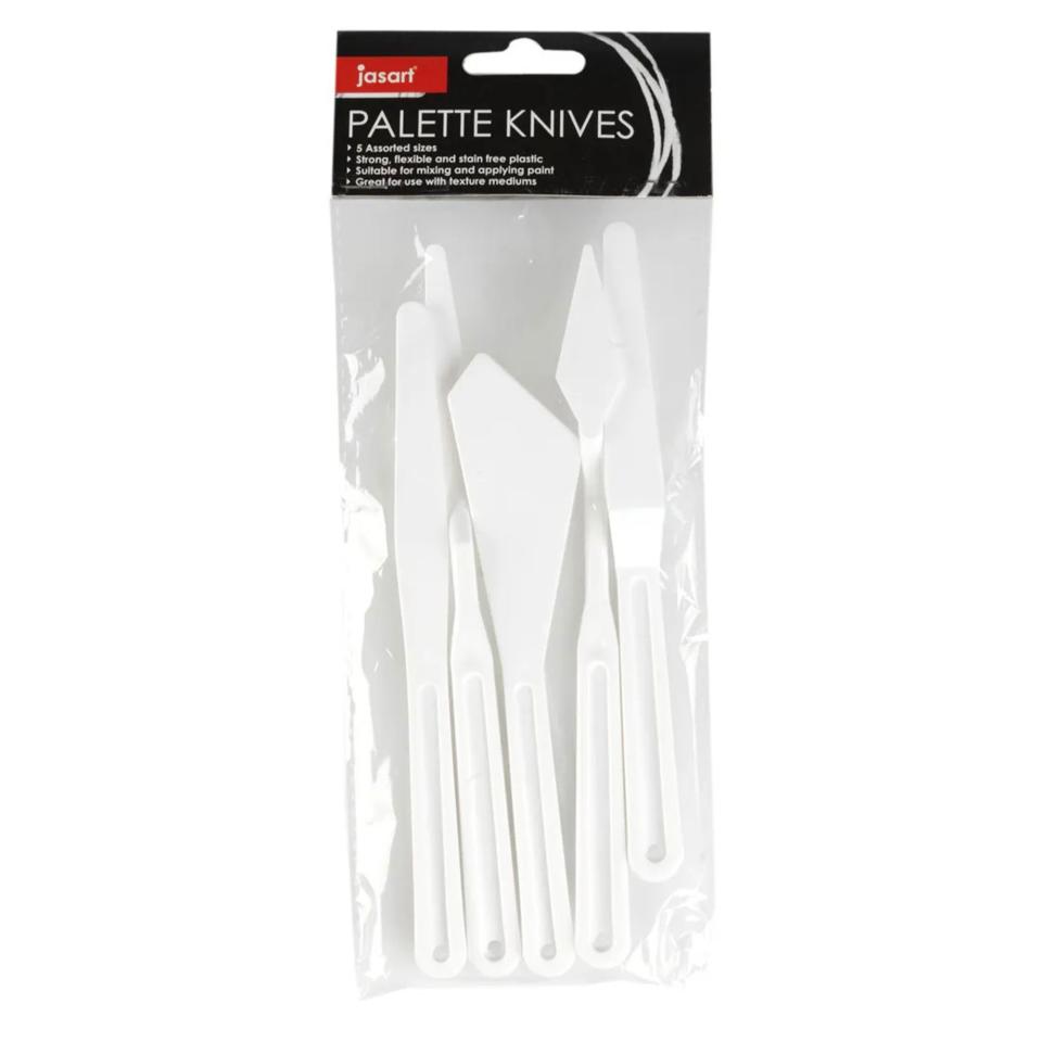 Jasart Plastic Palette Knife Set 5 Image