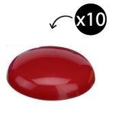 Quartet Magnetic Buttons 20mm Red Pack 10