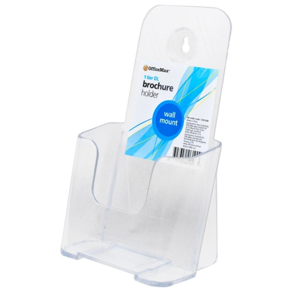 Officemax Wall Mounted Brochure Holder DL 1 Tier