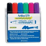 Artline 579 Whiteboard Marker Chisel Set 6