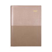 Collins Debden 2027 Vanessa Diary A5 Day To Page Rose Gold