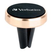 Verbatim Magnetic Car Air Vent Phone Holder - Gold/black