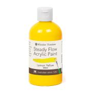 Micador Timeless Steady Flow Acrylic Paint Bottle Lemon Yellow 200ml
