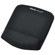Fellowes PlushTouch Mouse Pad With Wrist Rest Black