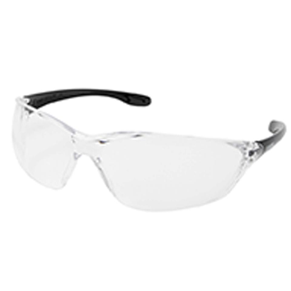 Uvex Hunter Safety Glasses Anti-Fog Lens Black Arms Clear 