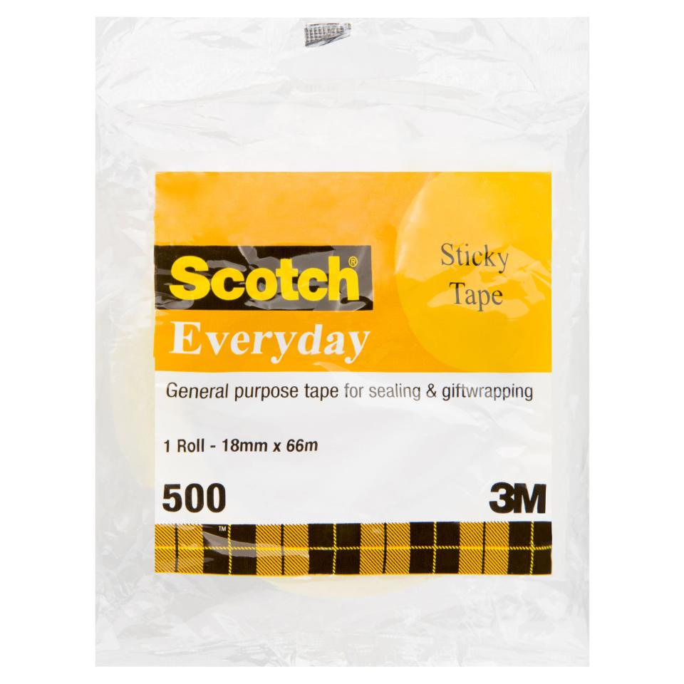 Scotch 502 Sticky Tape 18mmx66m Roll