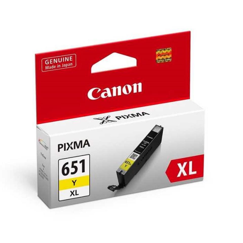 Canon PIXMA CLI-651XLY Yellow Ink Cartridge