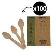 Wooden Teaspoon 11cm Pack 100
