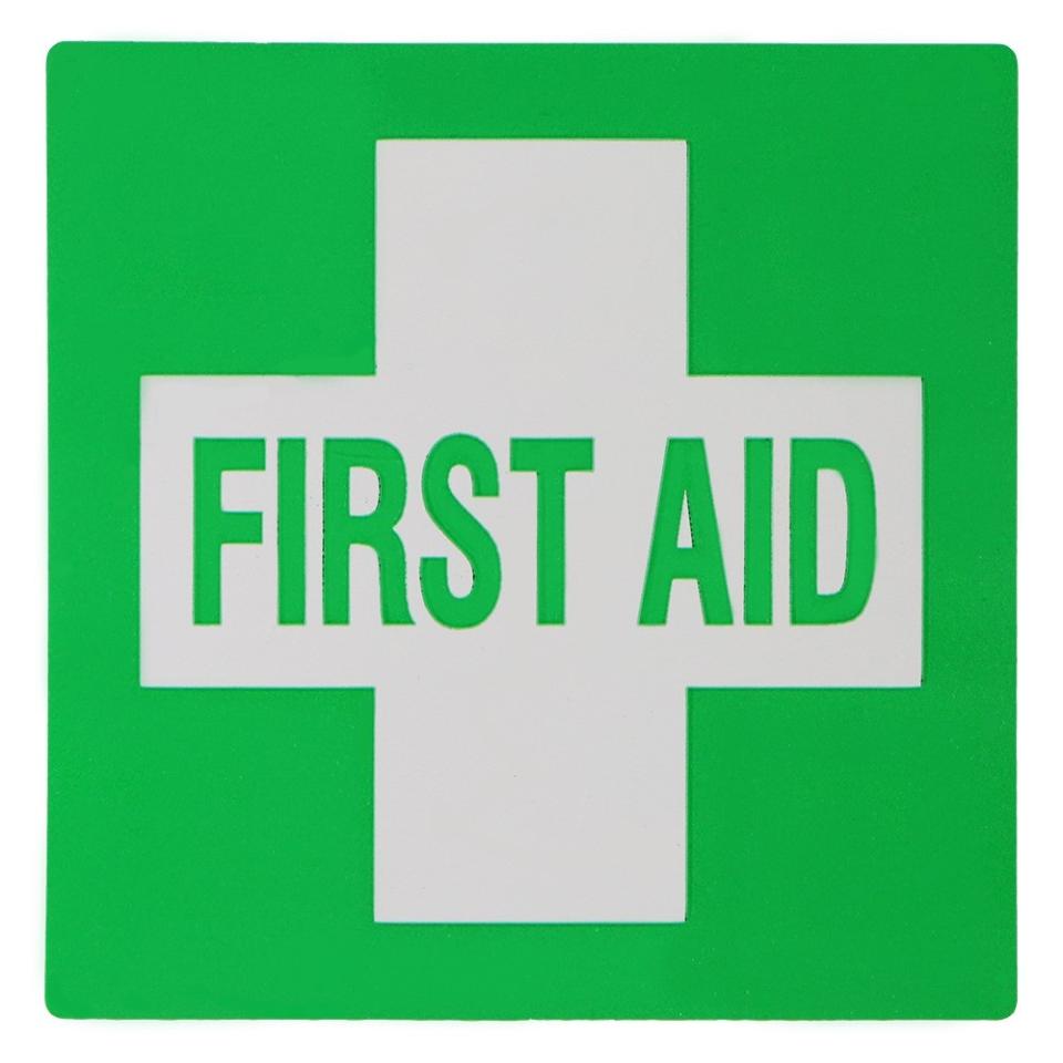 Uneedit First Aid Sticker Small Green 60mmX60mm | Winc