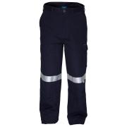 Prime Mover Ch701K 100% Cotton Drill Fire Retardant Cargo Pant With Tape Navy 87R