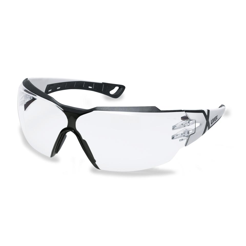 Uvex Pheos CX2 Spectacles White Black Clear Sv Excel Len