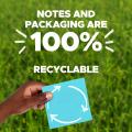 Thumbnail image of Post-it 100% Recycled Paper SS Notes 76 x 76 Wanderlust Pastels Pack 5
