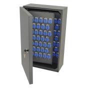 Telkee Key Cabinet 530/100 Hooks 530h x 330w x 165dmm Grey-245 Maximum Key Capacity