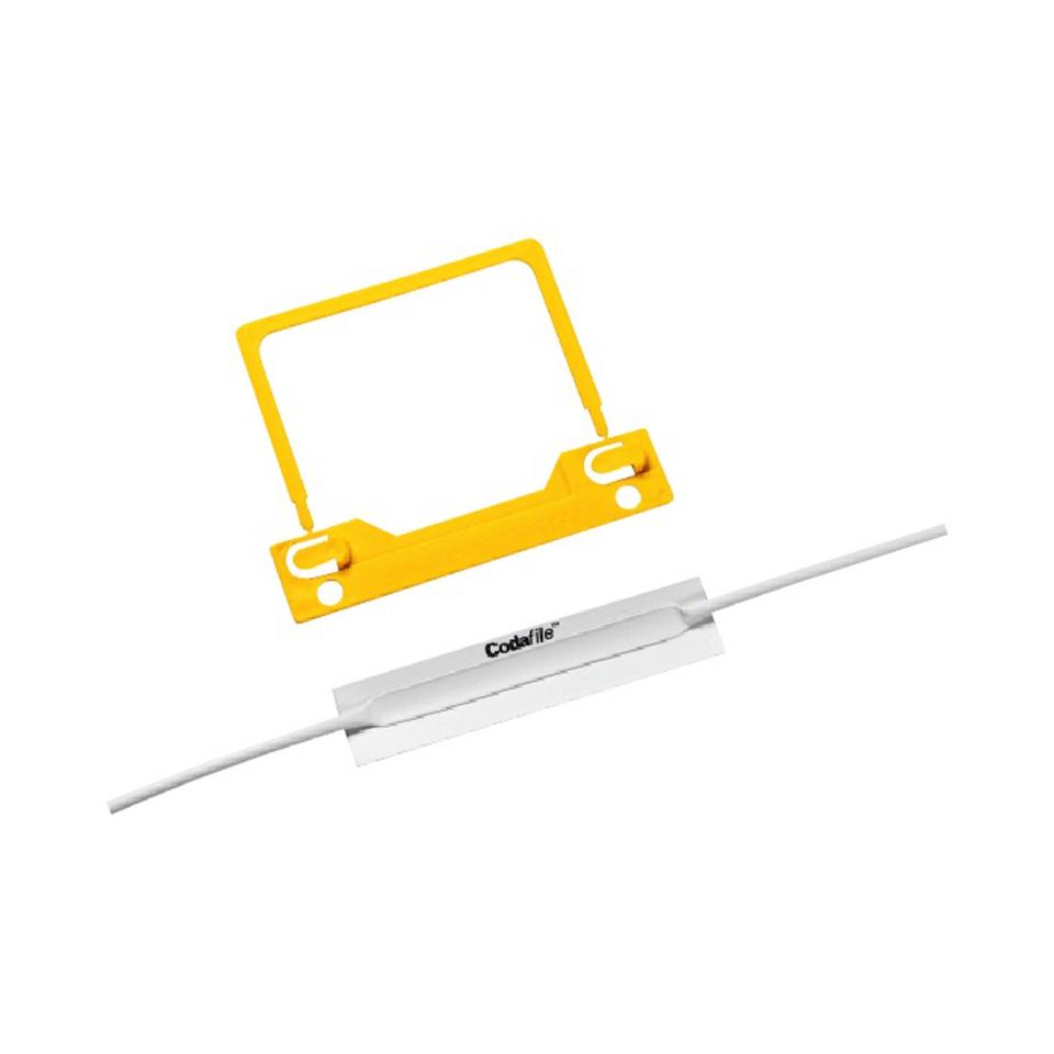 Codafile 238032 Fastener 3 Piece Codaclip Yellow Pack 10