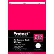 Protext Premium A4 Exercise Book Ruled 12mm 48 Pages E12