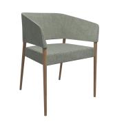 Chair Solutions Marcela Visitor Chair 4 Leg Timber with Open Back