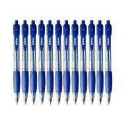 Winc Retractable Ballpoint Pen Medium 1.0mm Blue Box 12