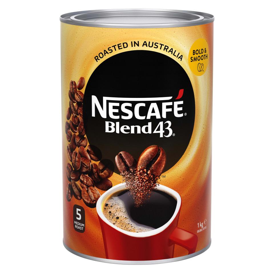 Nescafe Blend 43 Instant Coffee Tin 1kg Winc